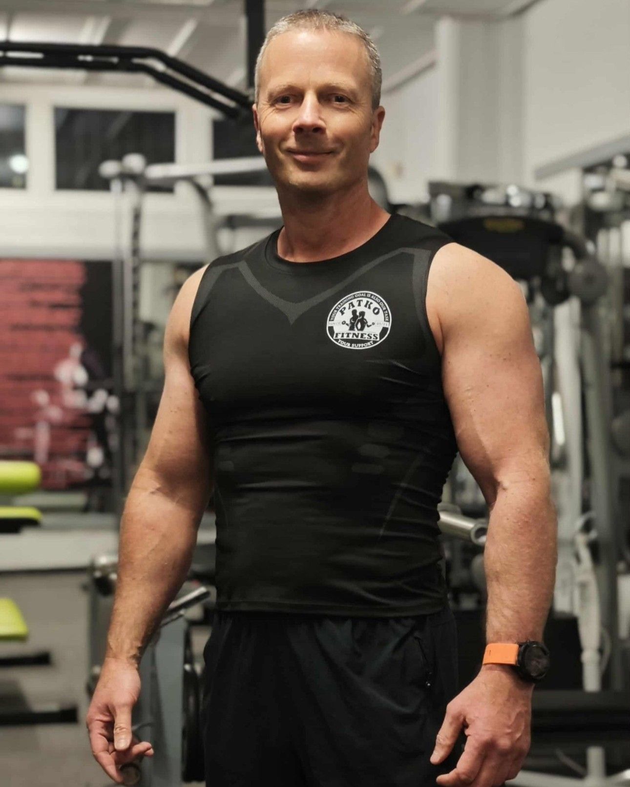 Aigner Norbert személyi edző a Patkó Fitness edzőtermében